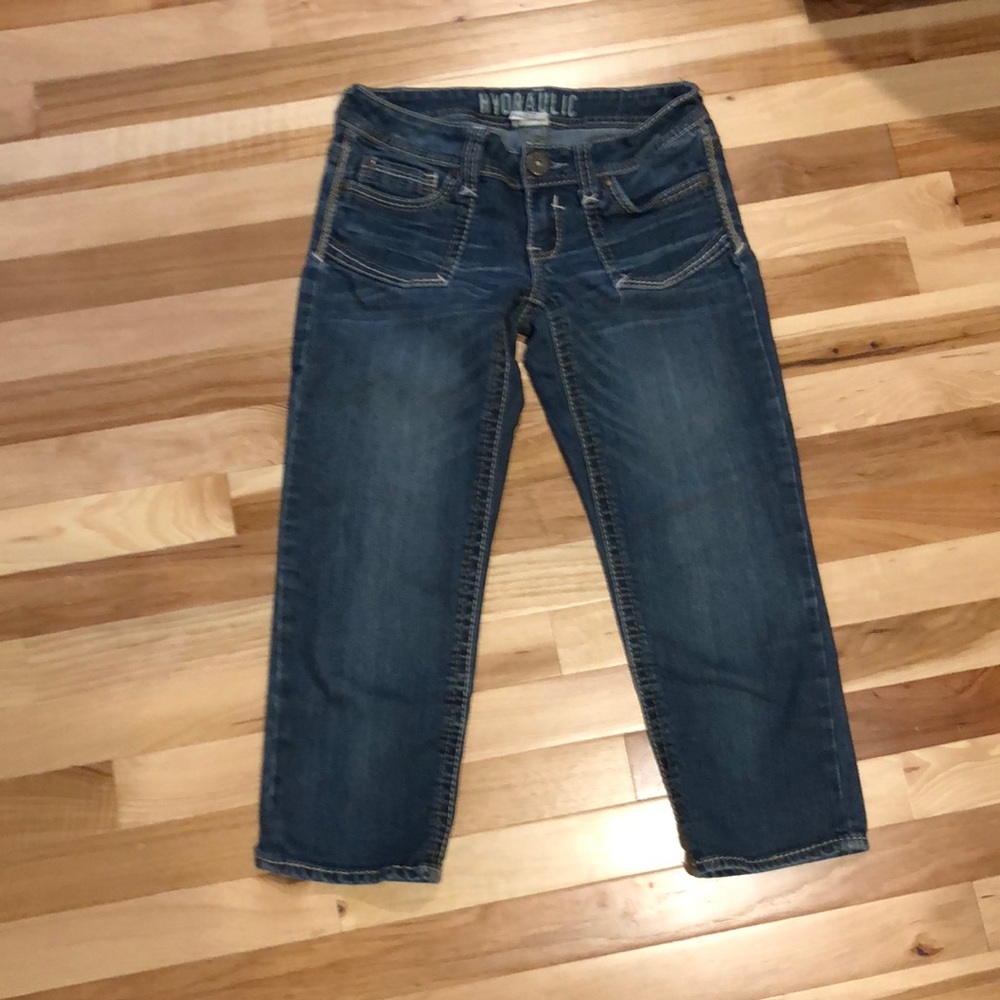 Denim capris